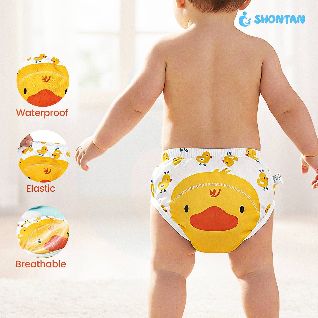 New Pant Style Washable And Fully Water Proof Soft Cotton Diaper for Baby Kids