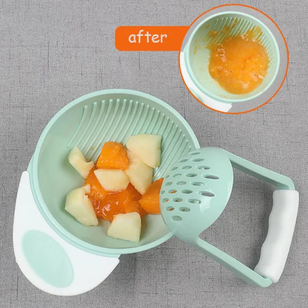 Baby Food Masher Bowl Set for Fresh, Healthy & Safe Baby Meals