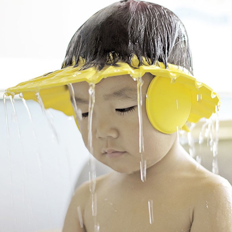 Adjustable Baby Shower Cap | Waterproof Shampoo Bath Cap for Kids & Toddlers