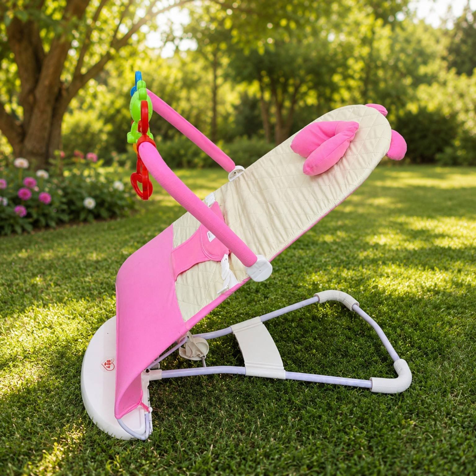 Baby Bouncer with Music & Toys for Better Sleep & Happy Playtime