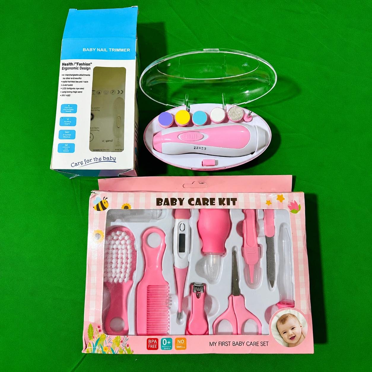 Safe Baby Nail Trimmer & 10-Piece Care Kit – Complete Newborn Grooming Set