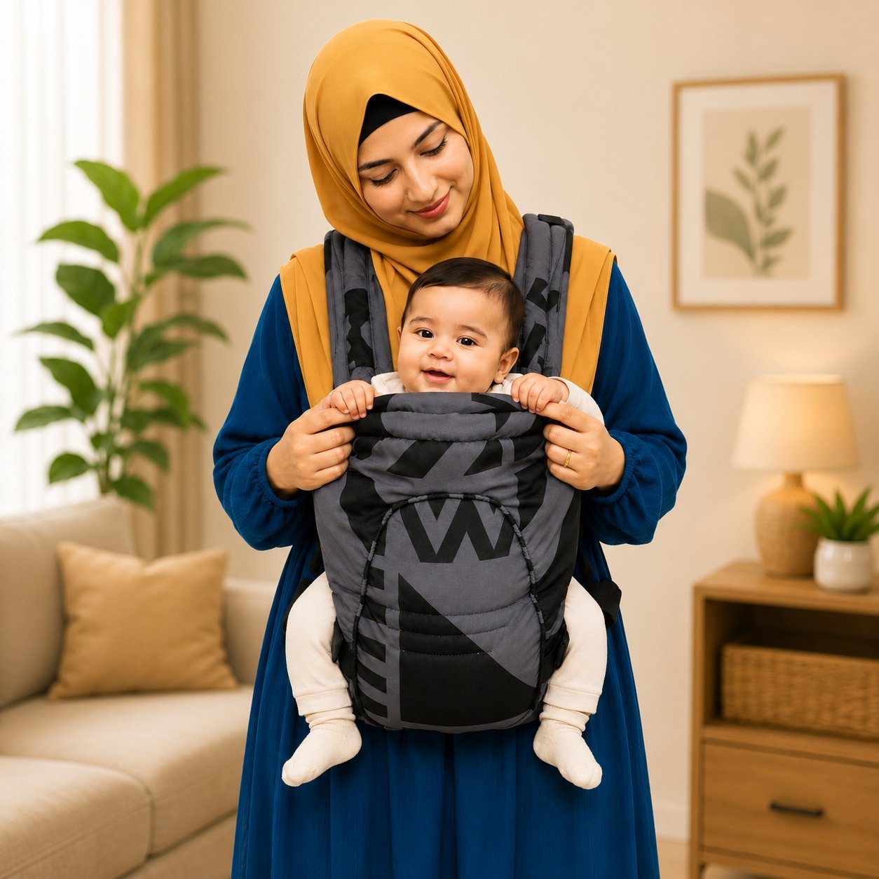Premium Ergonomic Baby Carrier for Safe, Comfortable & Hands-Free Parenting