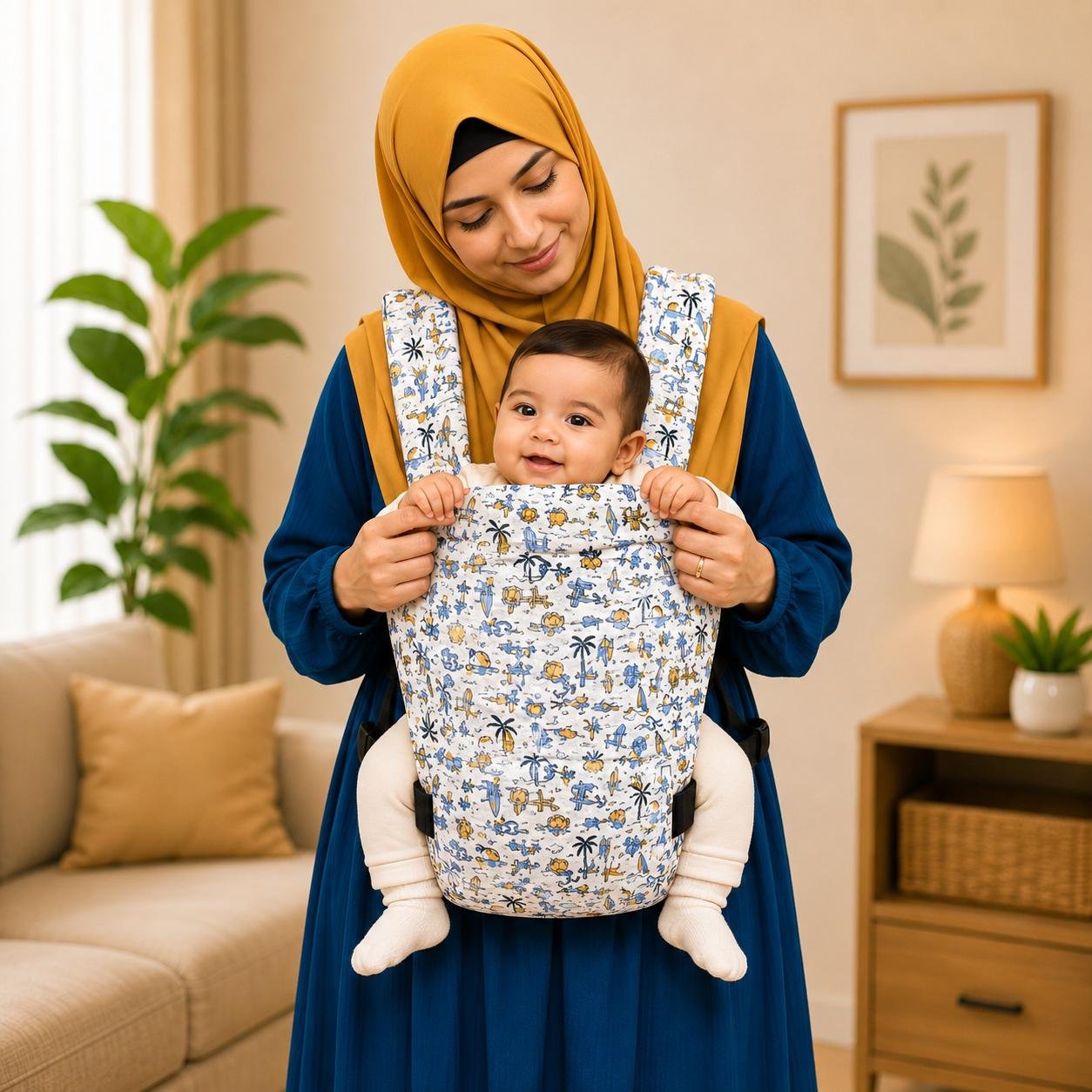 Premium Ergonomic Baby Carrier for Safe, Comfortable & Hands-Free Parenting